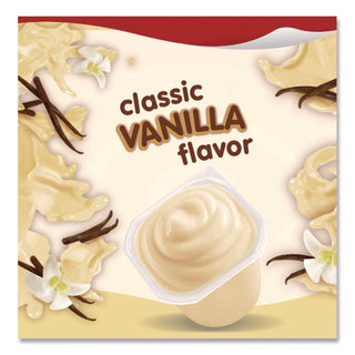 Pudding Cups, Vanilla, 3.5 oz Cup, 48/Carton