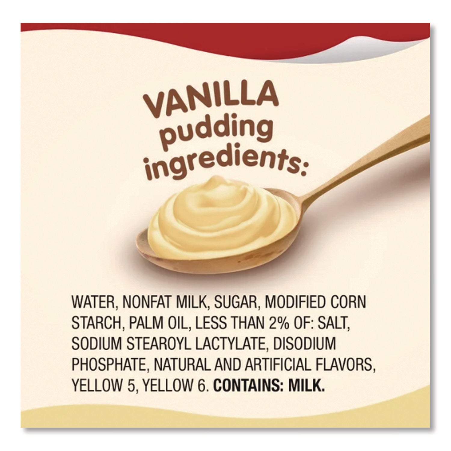 Pudding Cups, Vanilla, 3.5 oz Cup, 48/Carton