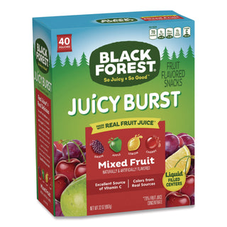 Juicy Burst Fruit Flavored Snack, Mixed Fruit, 32 oz, 40/Box