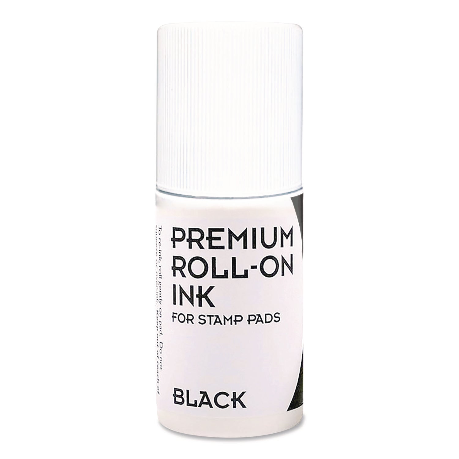 Premium Roll-On Ink, 2 oz, Black