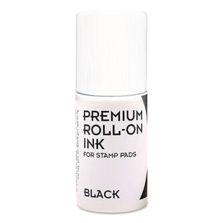 Premium Roll-On Ink, 2 oz, Black