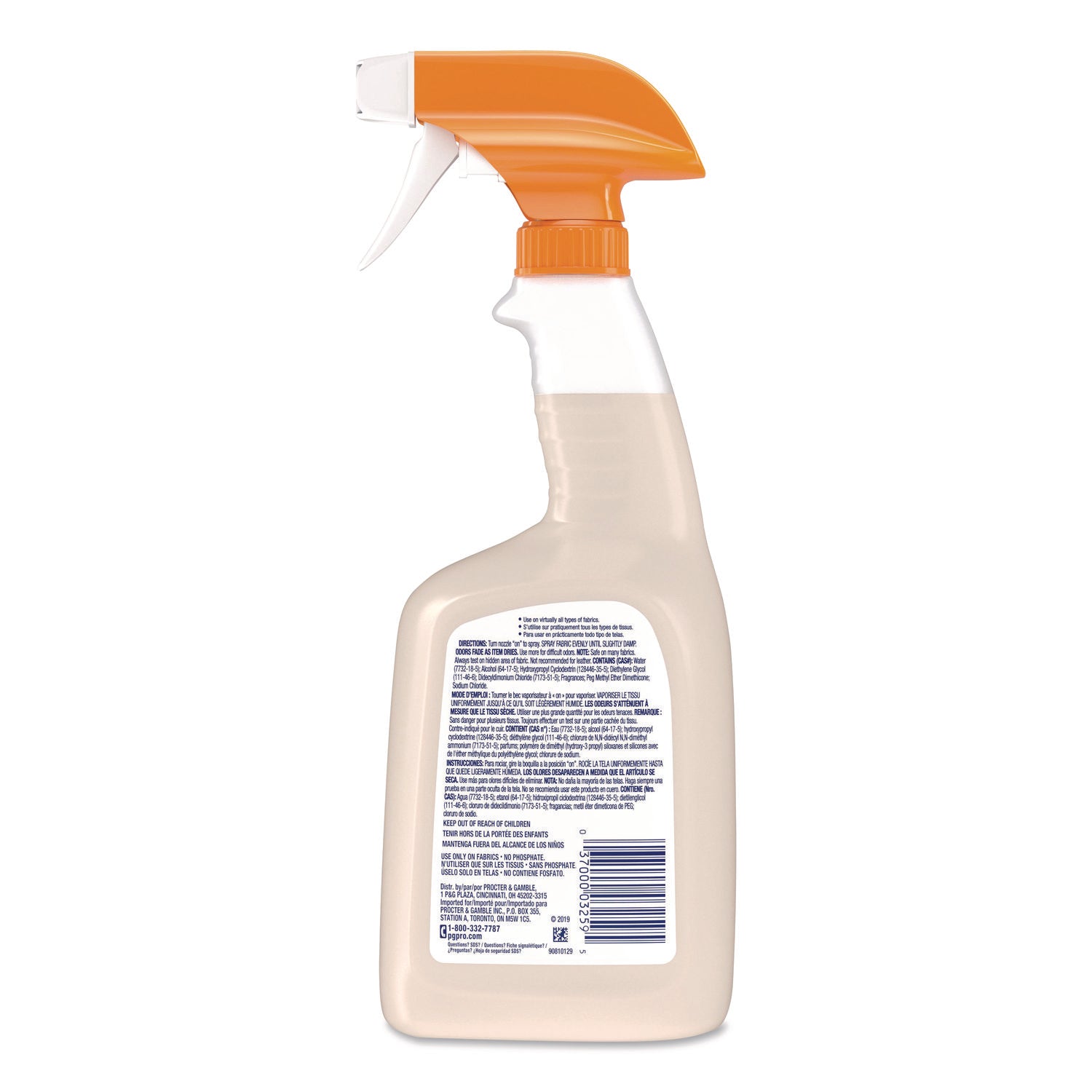 Febreze Fabric Refresher Spray - For Fabric - 32 fl oz (1 quart) - Fresh Scent - 8 / Carton - White