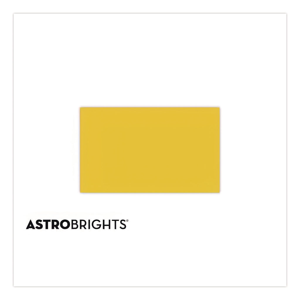 Color Paper, 24 lb Bond Weight, 8.5 x 14, Solar Yellow, 500/Ream