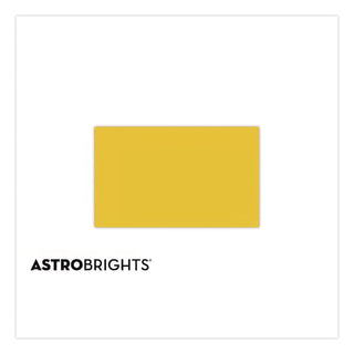 Color Paper, 24 lb Bond Weight, 8.5 x 14, Solar Yellow, 500/Ream