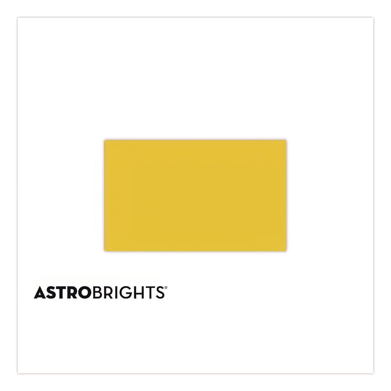 Color Paper, 24 lb Bond Weight, 8.5 x 14, Solar Yellow, 500/Ream