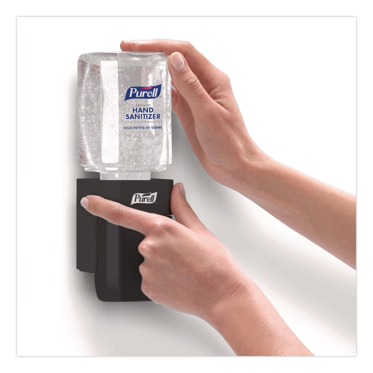 Advanced Hand Sanitizer Gel, For ES1, 450 mL Refill, Clean Scent, 6/Carton