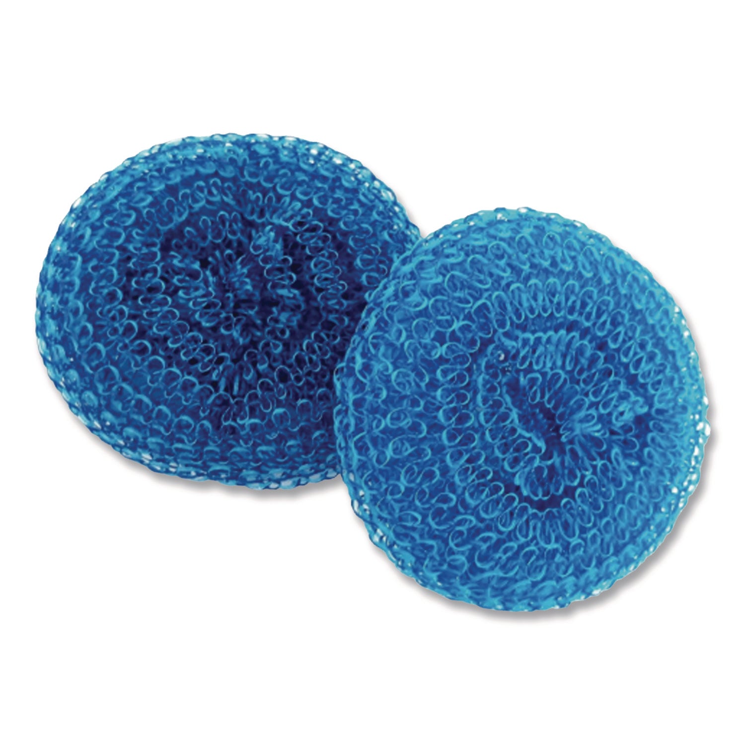 Poly Mesh Scrubbers, Blue, 3/Pack