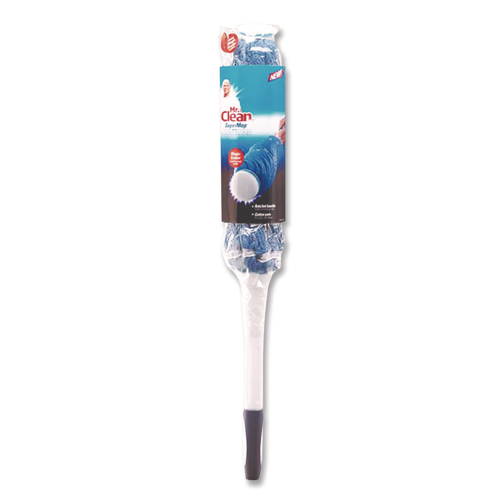 SuperMop with Magic Eraser Mop Refill, Cotton, Blue
