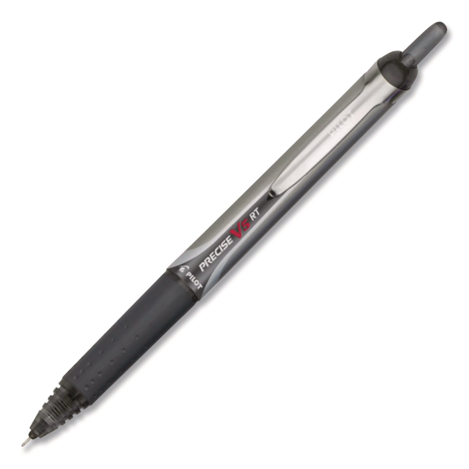 Precise V5RT Roller Ball Pen, Retractable, Extra-Fine 0.5 mm, Assorted Ink and Barrel Colors, 3/Pack