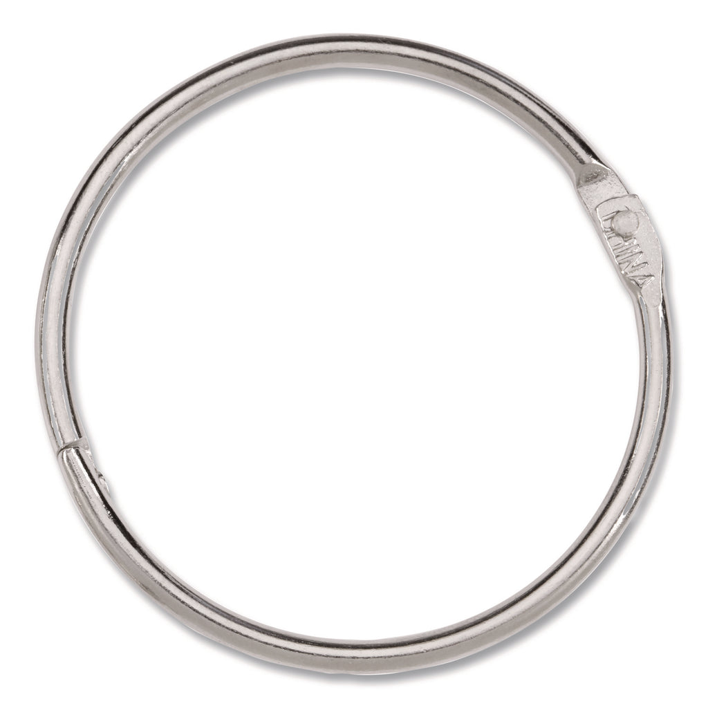 Metal Book Rings, 2" Diameter, 50/Box