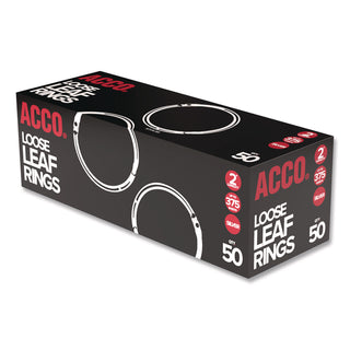 Metal Book Rings, 2" Diameter, 50/Box