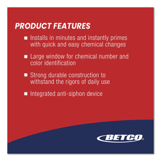 Betco Fastdraw Cleaning Chemical Dispenser