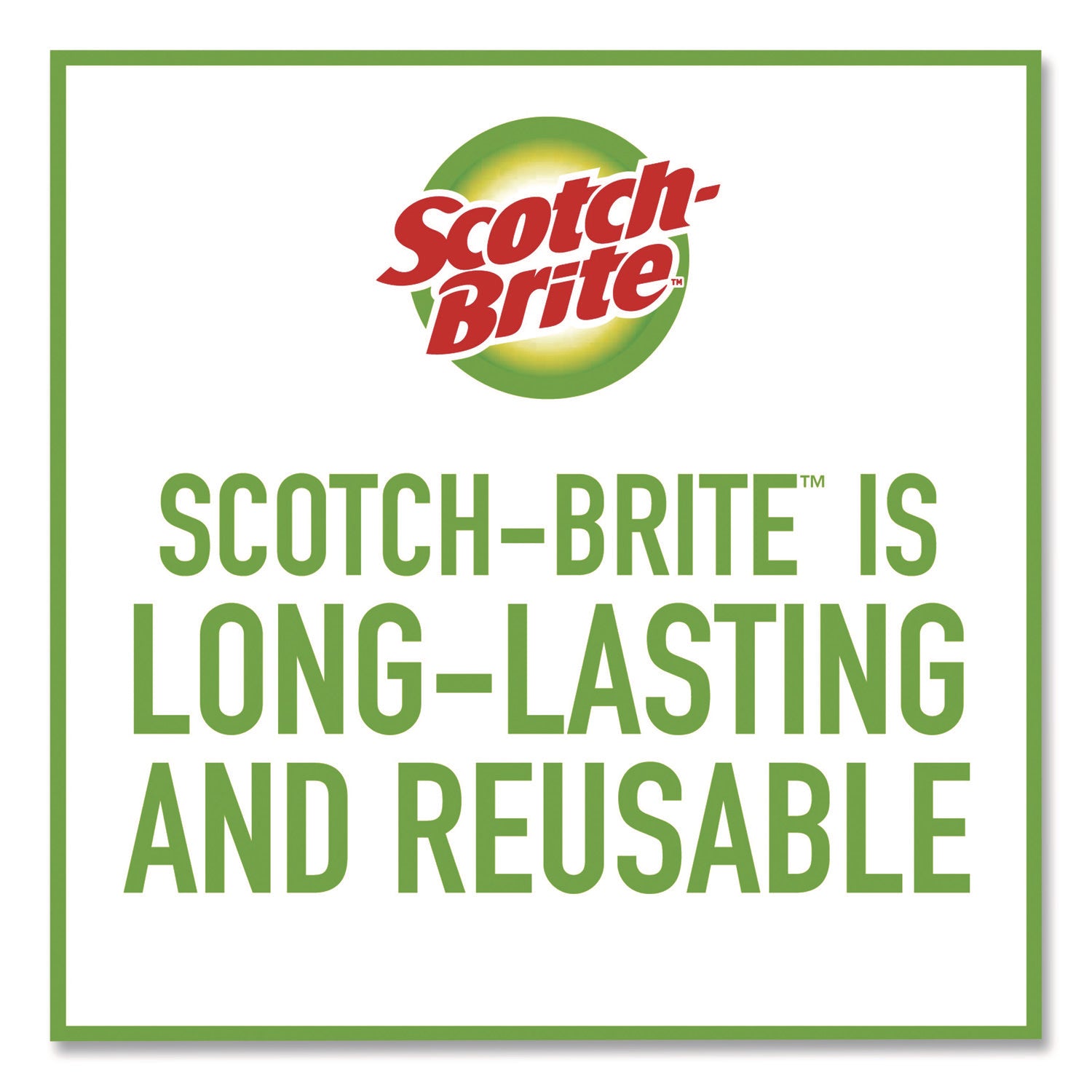 Scotch-Brite Dobie All-purpose Cleaning Pads - 0.5" Height x 2.6" Width x 4.3" Depth - 24/Carton - Polyurethane - Yellow