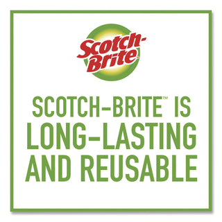 Scotch-Brite Dobie All-purpose Cleaning Pads - 0.5" Height x 2.6" Width x 4.3" Depth - 24/Carton - Polyurethane - Yellow