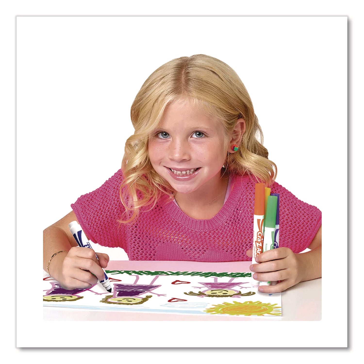 Washable Markers, Broad Bullet Tip, Assorted Classic/Neon/Pastel Colors, 20/Set