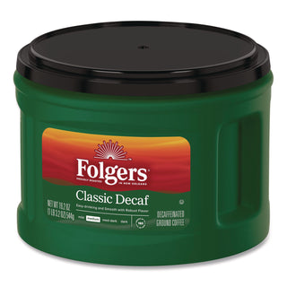 Coffee, Classic Roast Decaffeinated, Ground, 19.2 oz Can
