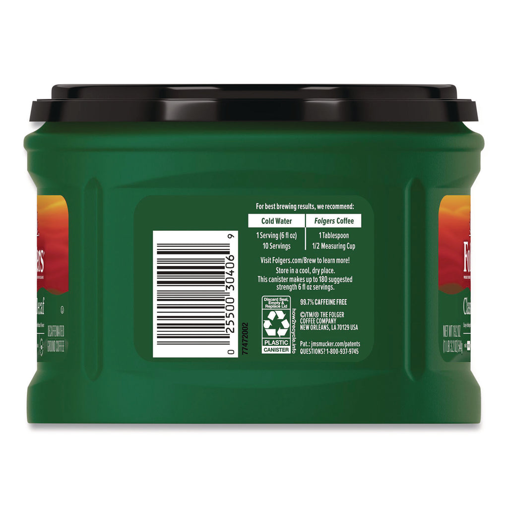 Coffee, Classic Roast Decaffeinated, Ground, 19.2 oz Can