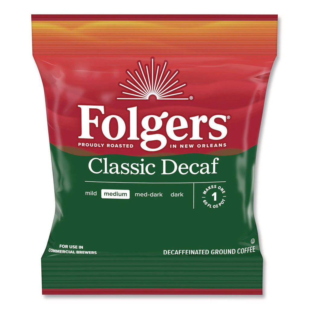 Ground Coffee, Fraction Pack, Classic Roast Decaf, 1.5oz, 42/Carton