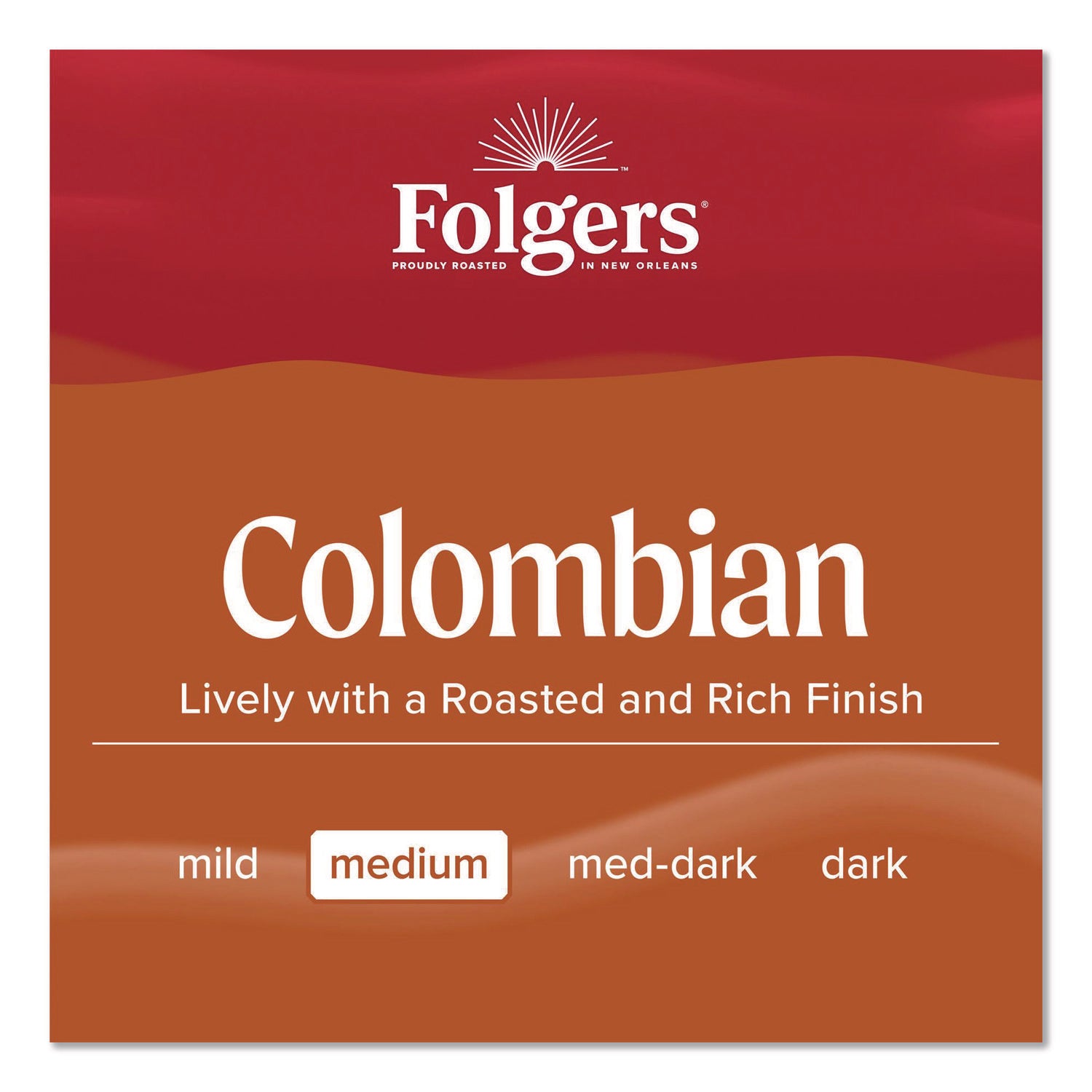 Coffee, 100% Colombian, Ground, 1.75oz Fraction Pack, 42/Carton