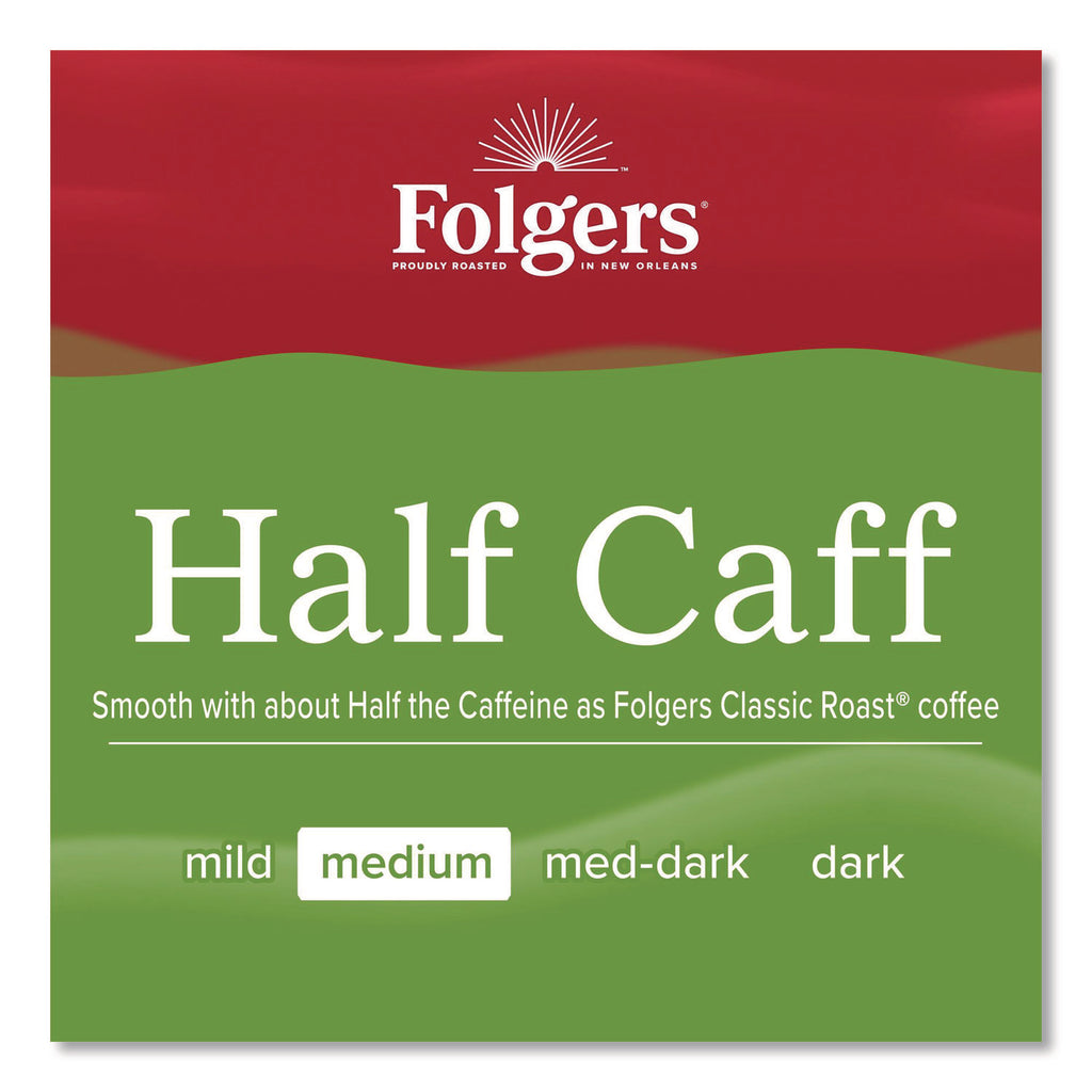 Coffee, Half Caff, 22.6 oz Canister, 6/Carton