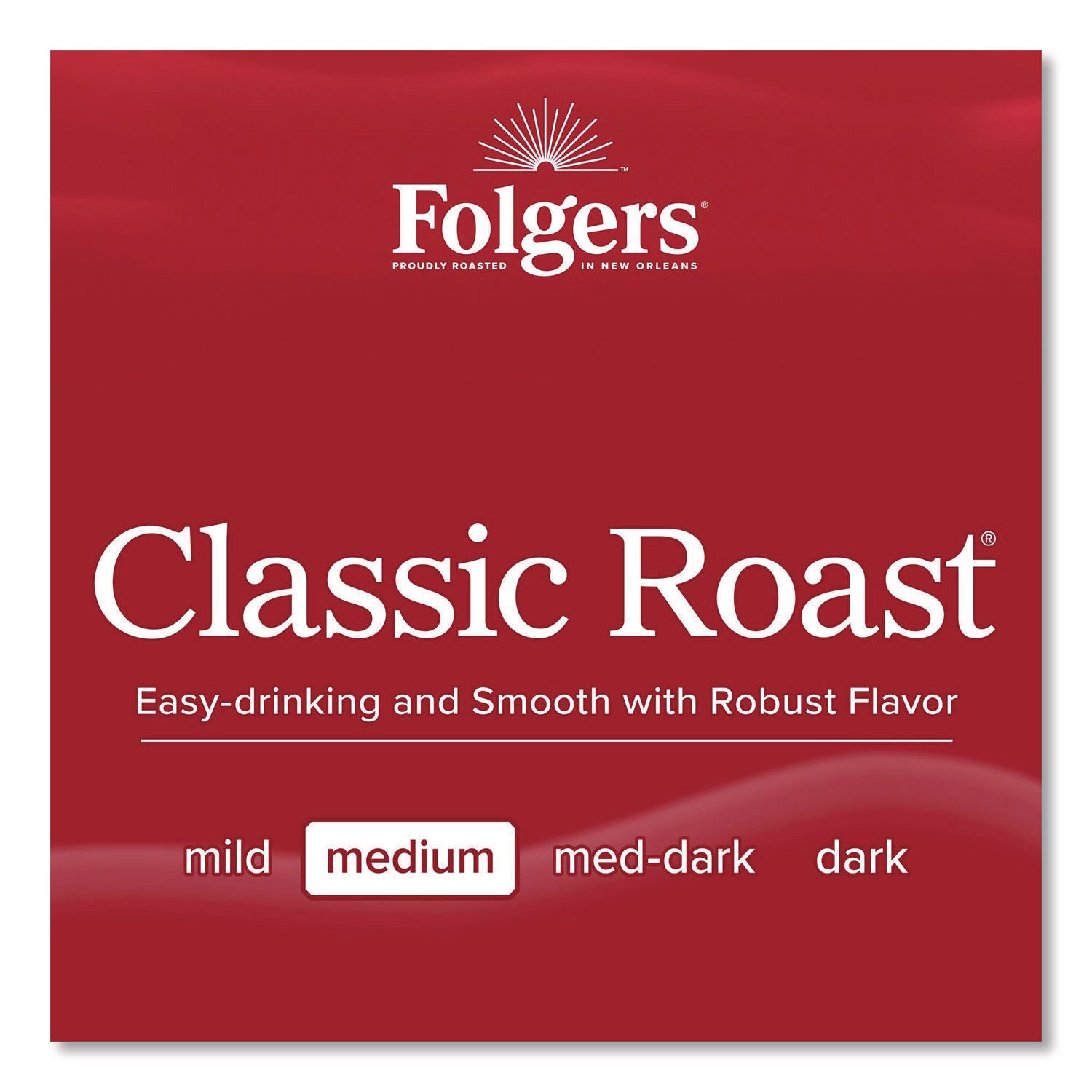 Instant Coffee Crystals, Classic Roast, 8 oz Jar, Medium