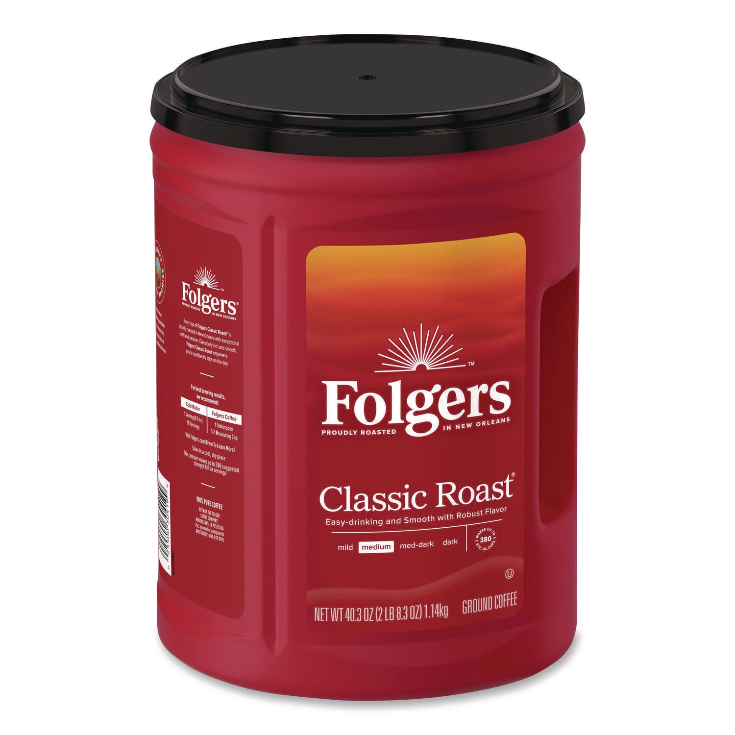 Folgers Ground Canister Classic Roast Coffee - Medium - 1 Each