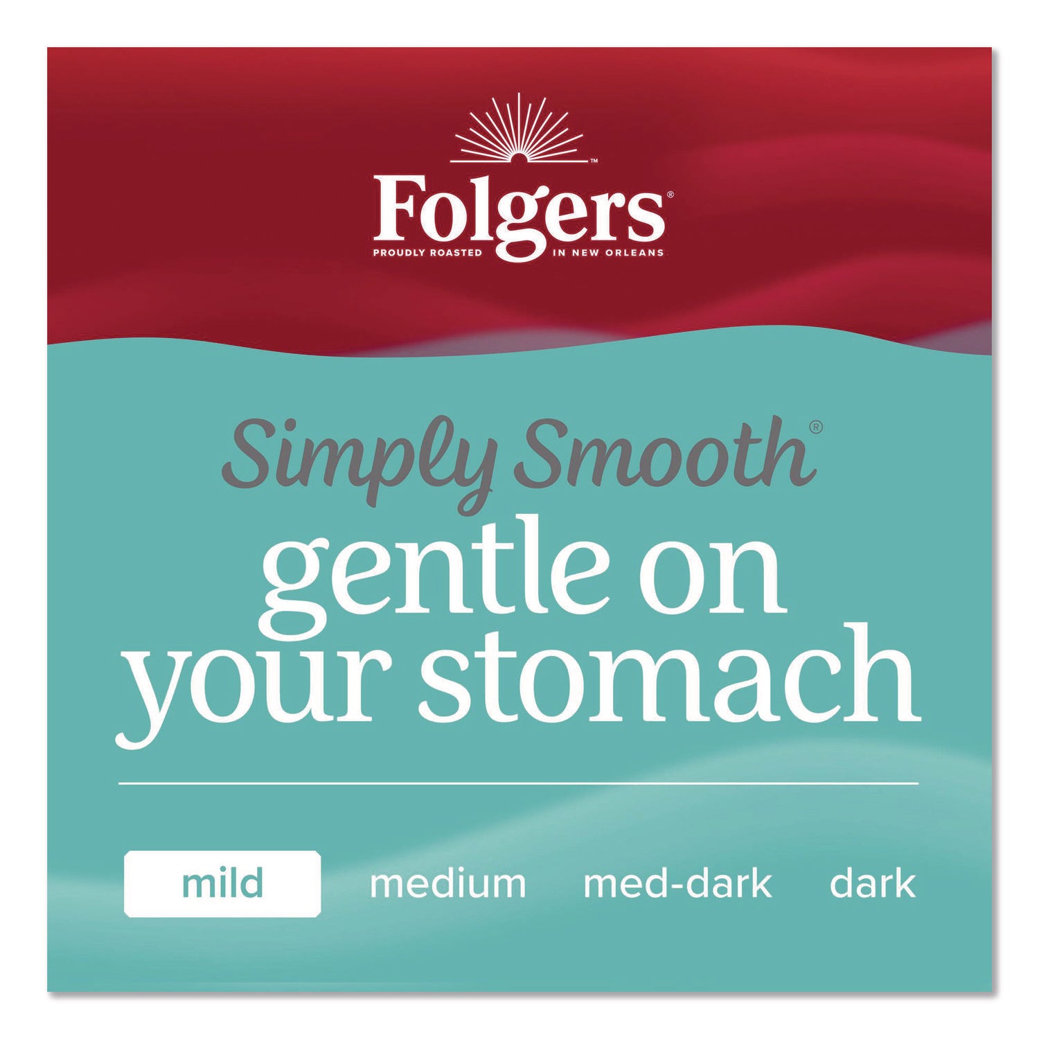 Simply Smooth Ground Coffee, Gentle On Your Stomach, 27 oz Canister