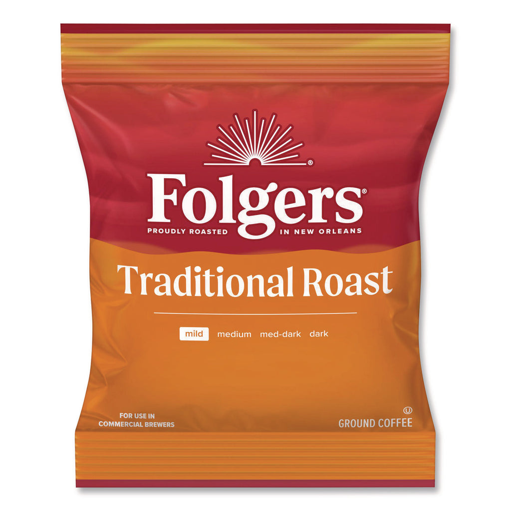 Ground Coffee Fraction Packs, Traditional Roast, 2oz, 42/Carton