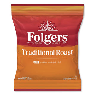 Ground Coffee Fraction Packs, Traditional Roast, 2oz, 42/Carton