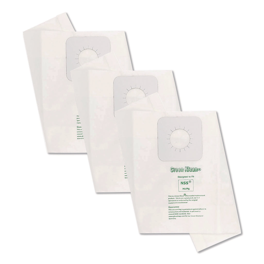 Replacement Vacuum Bags, Fits NSS M1 PIG, 3/Pack