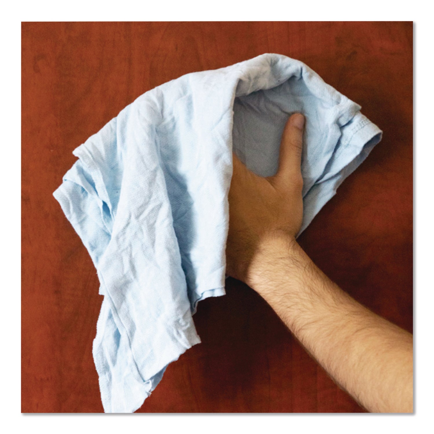 Reclaimed Color T-Shirt Rags, Assorted, 125/Box