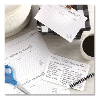 Exact Index Card Stock, 94 Bright, 110 lb Index Weight, 8.5 x 11, White, 250/Pack