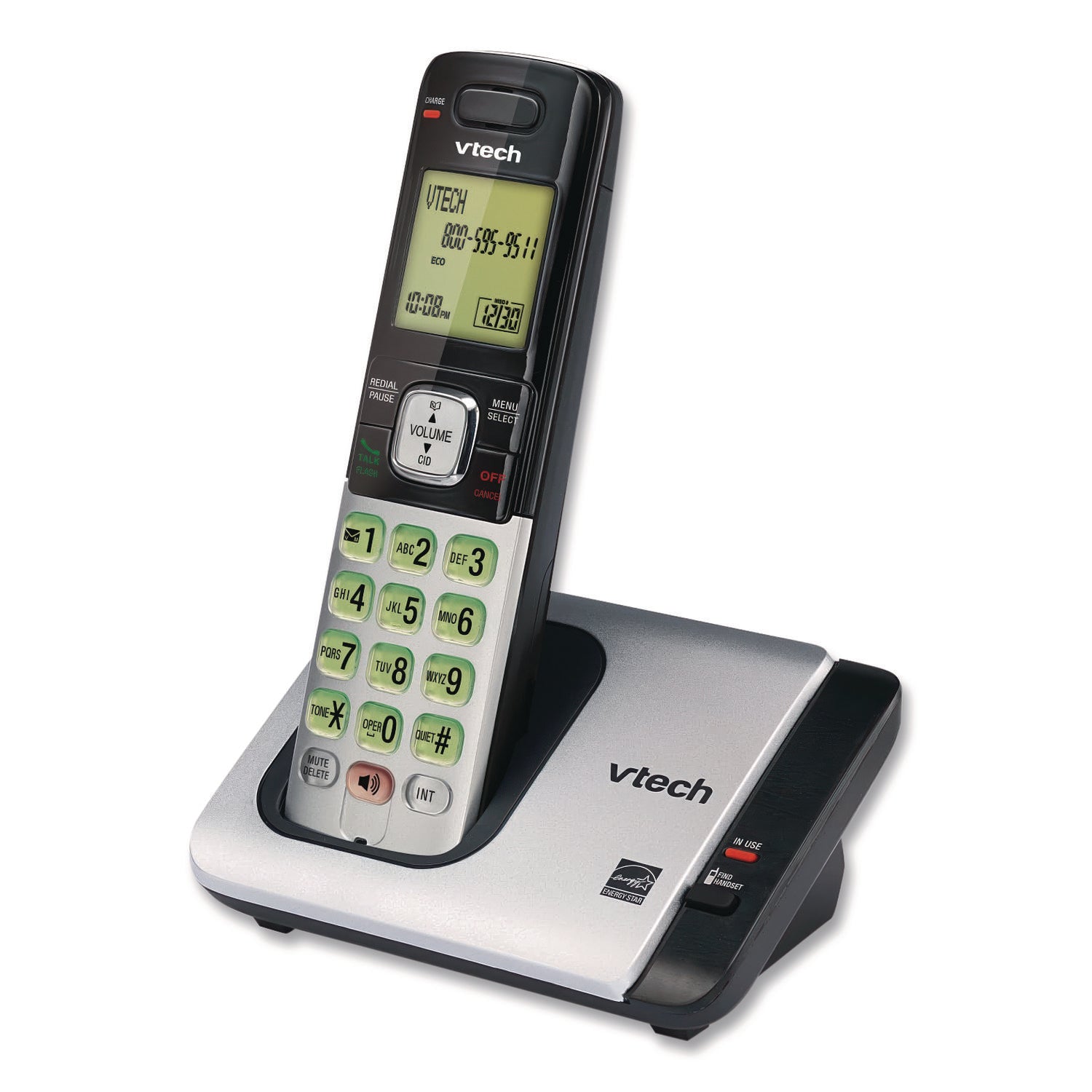 CS6719 Cordless Telephone, Black/Silver