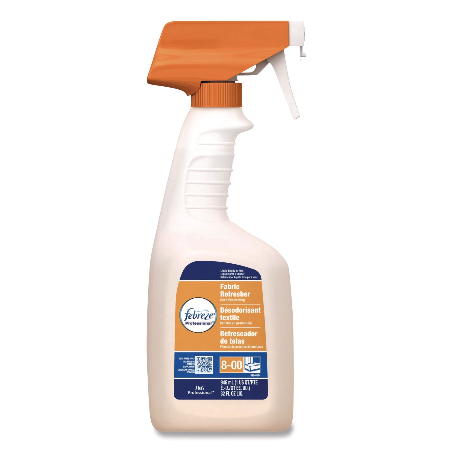 Febreze Fabric Refresher Spray - For Fabric - 32 fl oz (1 quart) - Fresh Scent - 8 / Carton - White