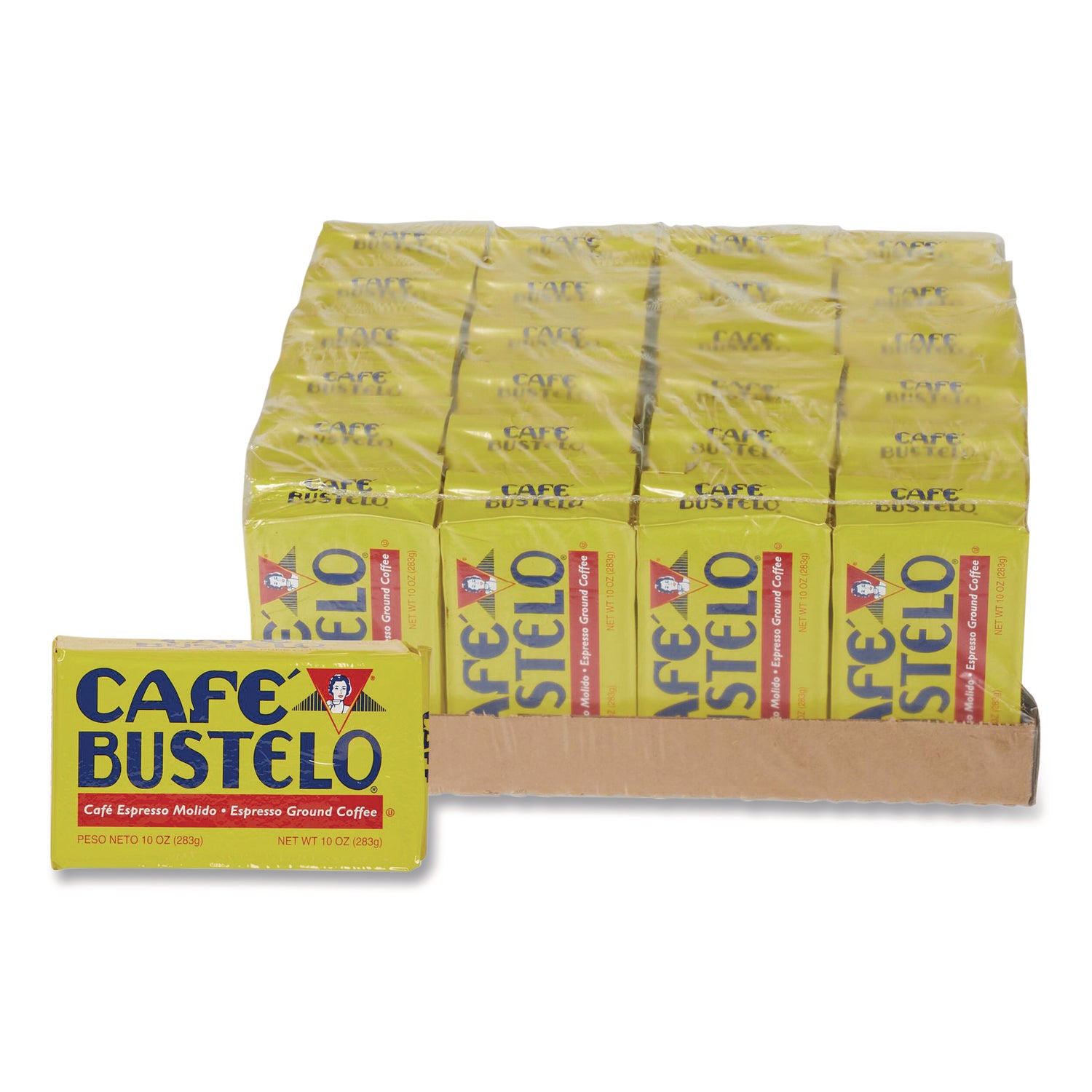 Coffee, Espresso, 10 oz Brick Pack, 24/Carton
