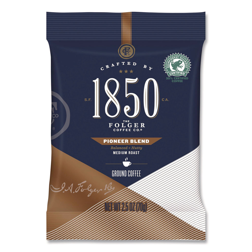 Coffee Fraction Packs, Pioneer Blend, Medium Roast, 2.5 oz Pack, 24 Packs/Carton