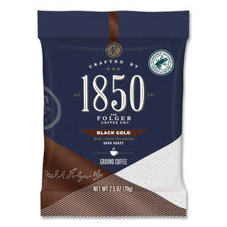 Coffee Fraction Packs, Black Gold, Dark Roast, 2.5 oz Pack, 24 Packs/Carton