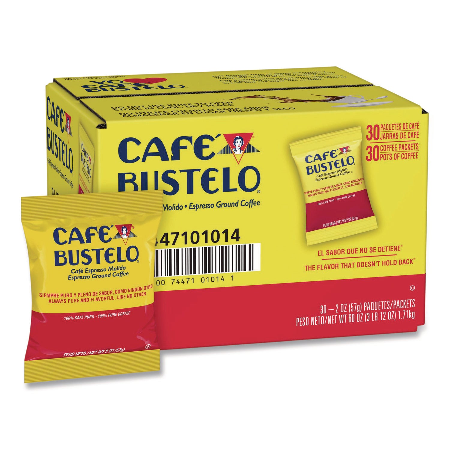 Coffee, Espresso, 2oz Fraction Pack, 30/Carton