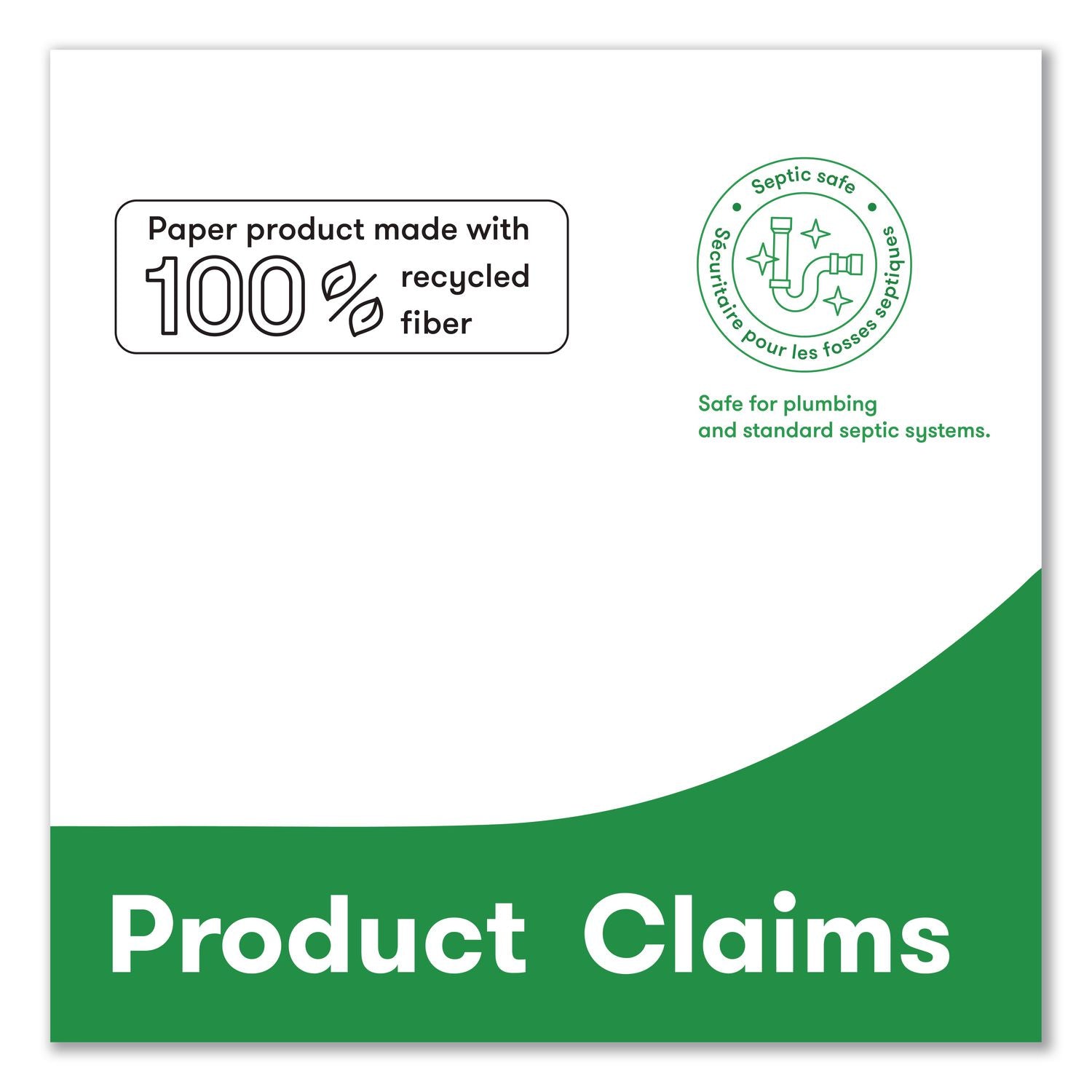 Select Standard Bath Tissue, 2-Ply, White, 4 x 3.19, 500/Roll, 96/Carton