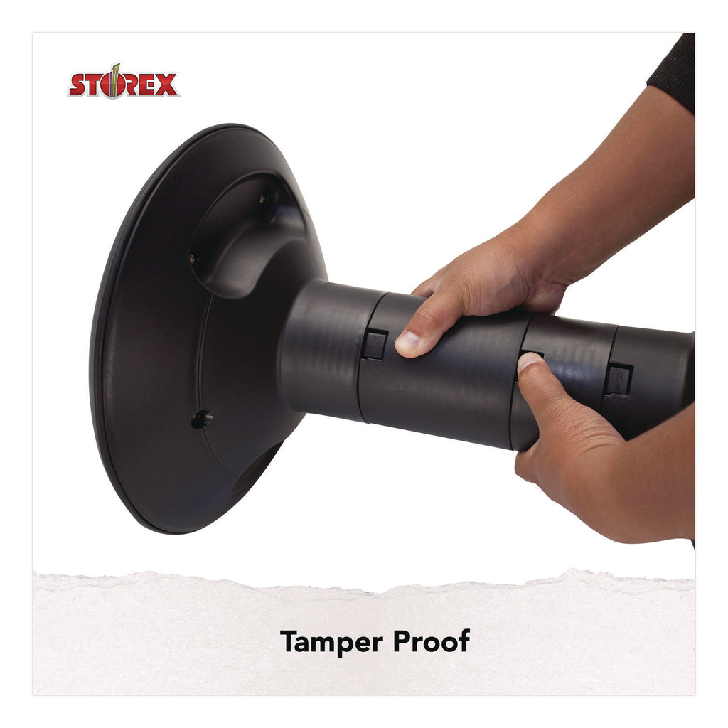 Storex Wiggle Stool - Black - 1 / Carton