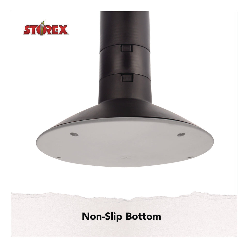 Storex Wiggle Stool - Black - 1 / Carton