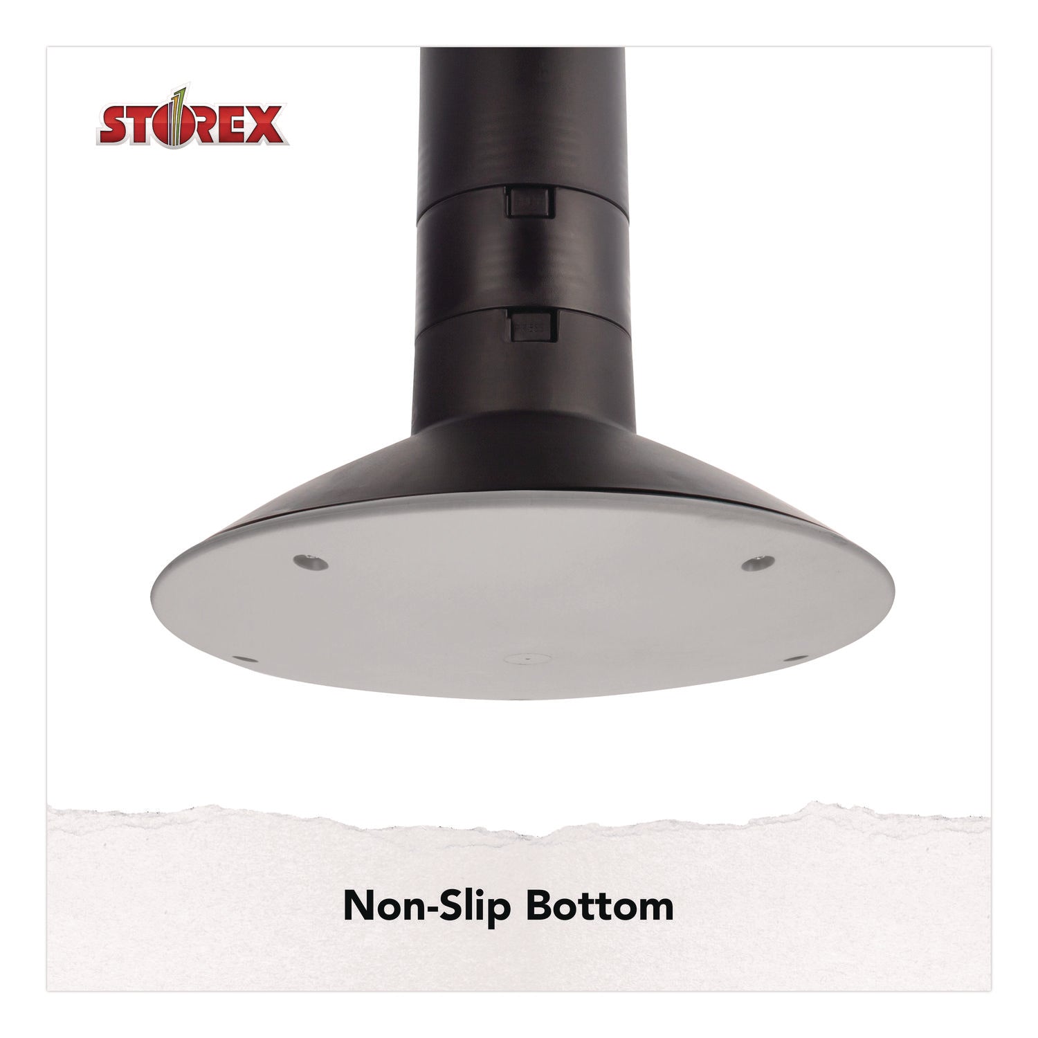 Storex Wiggle Stool - Black - 1 / Carton