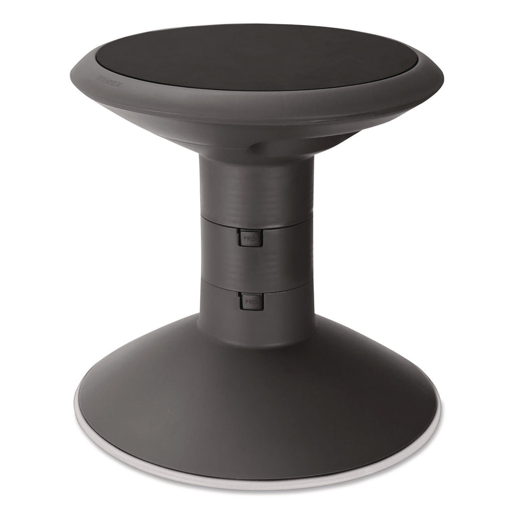 Storex Wiggle Stool - Black - 1 / Carton