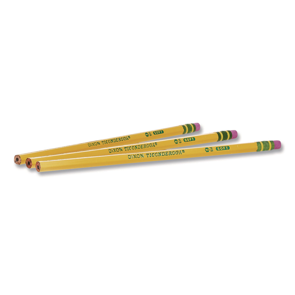 Pencils, B (#1), Black Lead, Yellow Barrel, Dozen