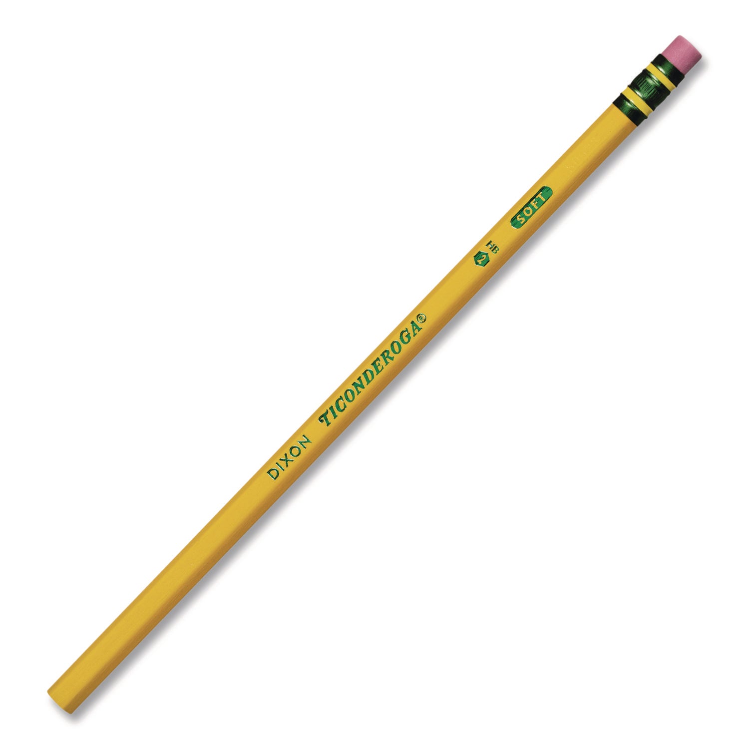 Pencils, H (#3), Black Lead, Yellow Barrel, Dozen