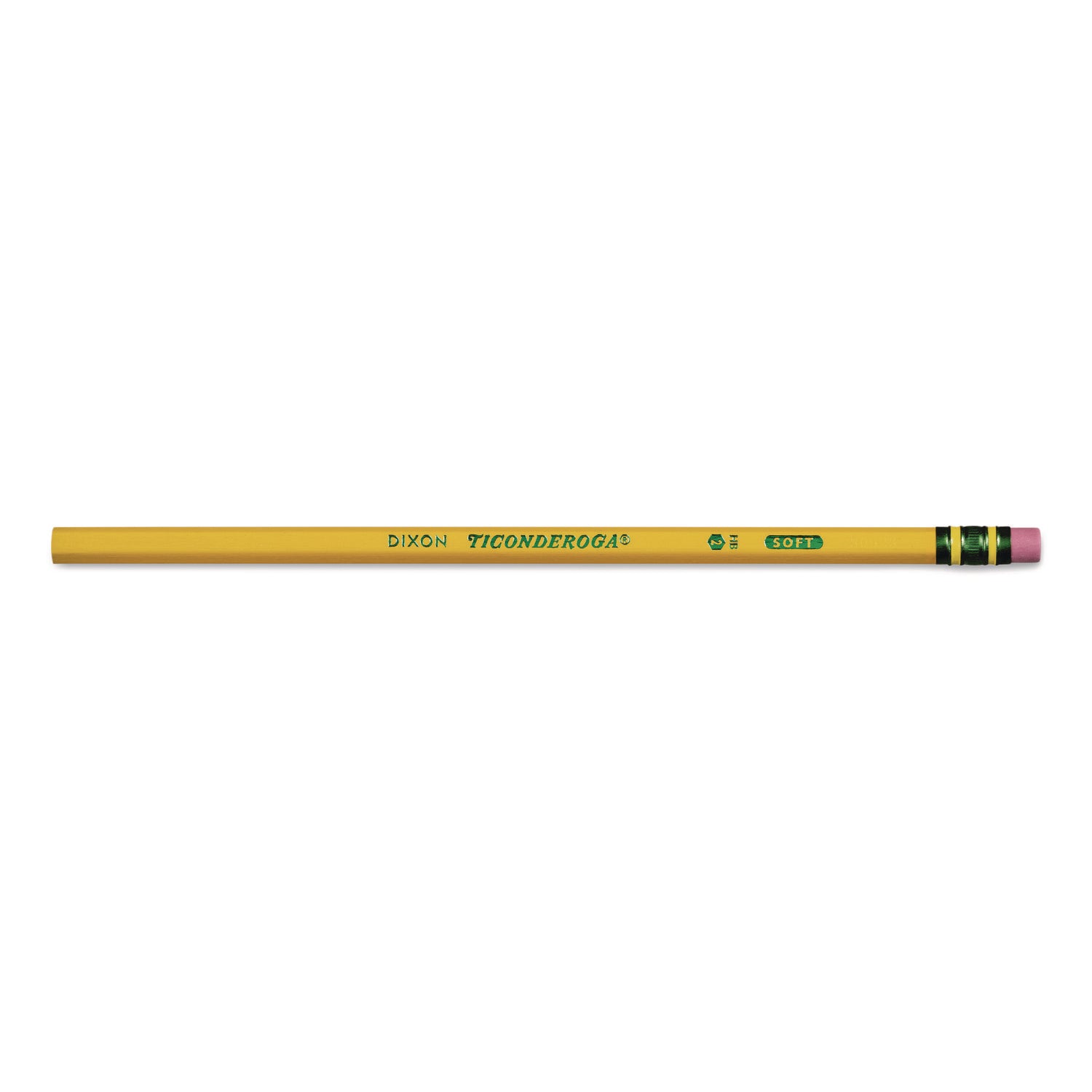 Pencils, H (#3), Black Lead, Yellow Barrel, Dozen