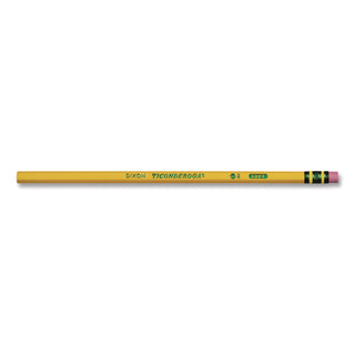 Pencils, B (#1), Black Lead, Yellow Barrel, Dozen