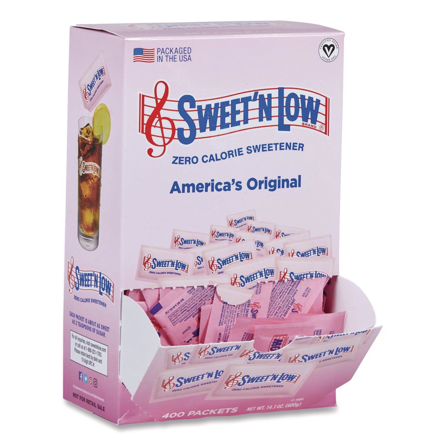 Sugar Substitute, 400 Packets/Box