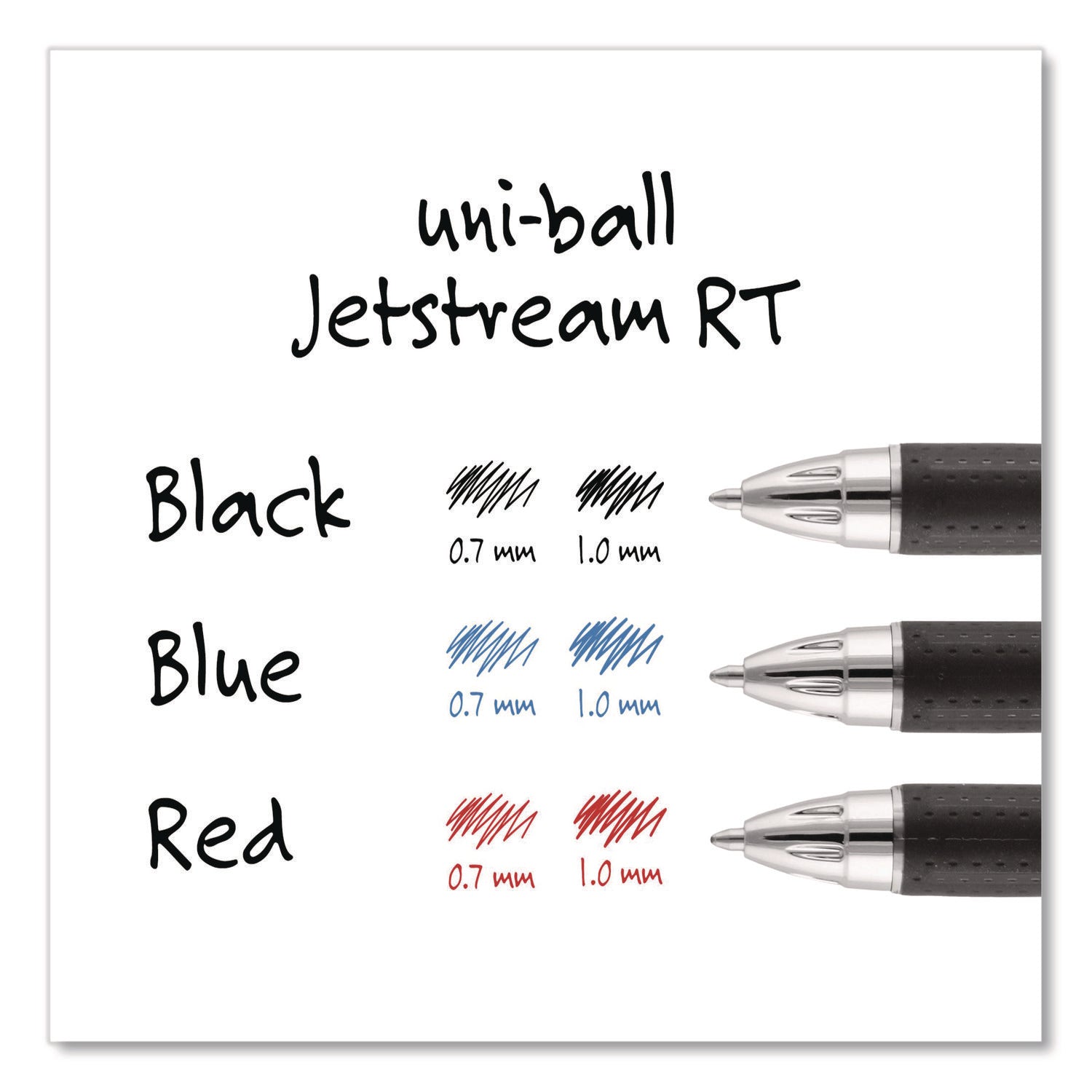 Jetstream Retractable Hybrid Gel Pen, Fine 0.7 mm, Blue Ink, Blue/Silver Barrel