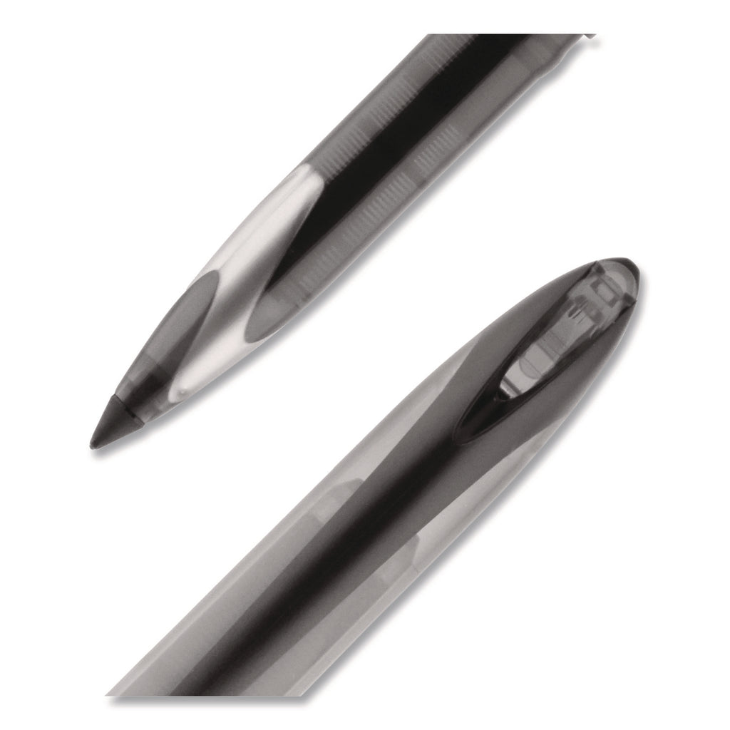 AIR Porous Rollerball Pen, Medium 0.7 mm, Black Ink/Barrel, Dozen